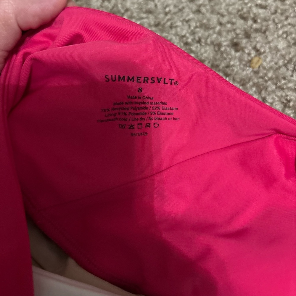 Summersalt The Sidestroke one-piece swimsuit Size 8 - Picture 4 of 7